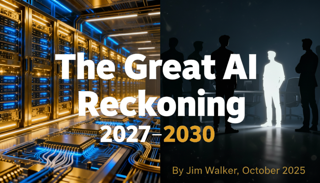 The Great AI Reckoning: Who Will Own the Future and Why 95% Will Fail The Great AI Reckoning — header illustration