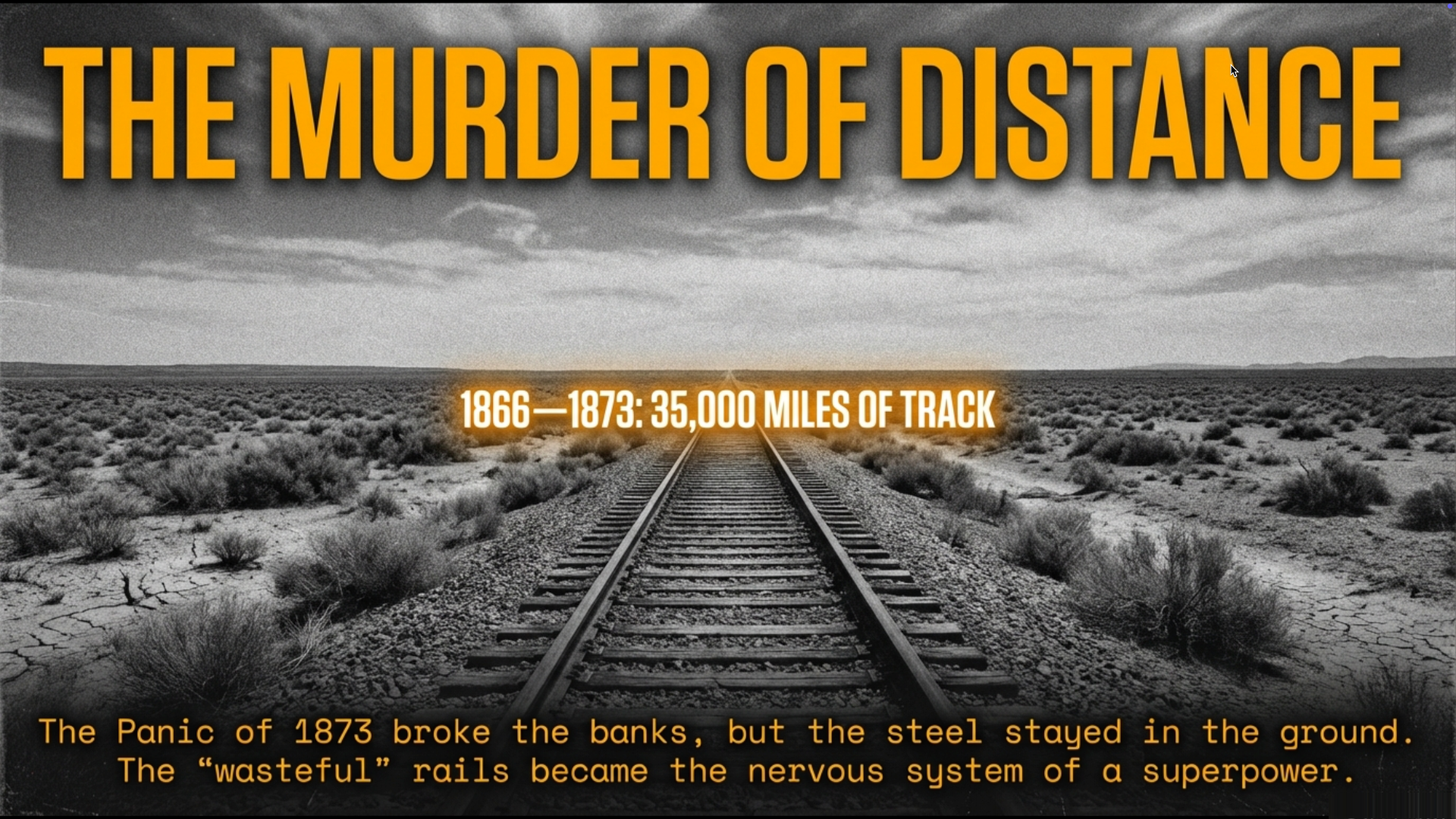 The Steel Nervous System: Railroads spanning the continent