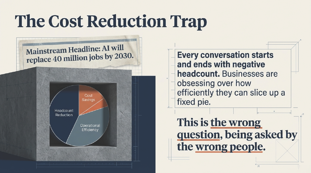 The Cost Reduction Trap: Analyzing the scarcity mindset in AI strategy
